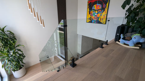 Marche en chêne rouge