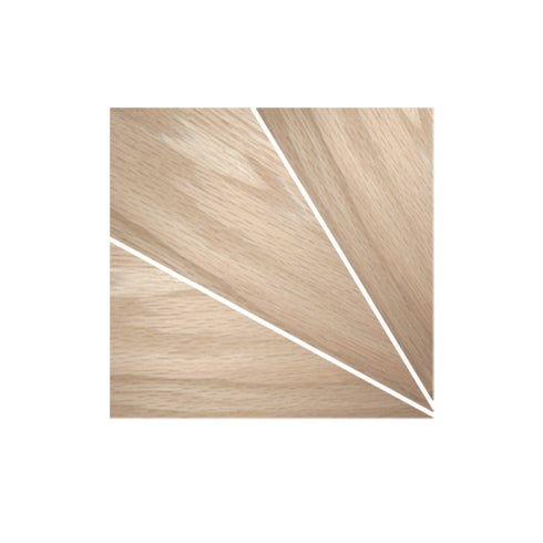 Marche d'angle en frêne